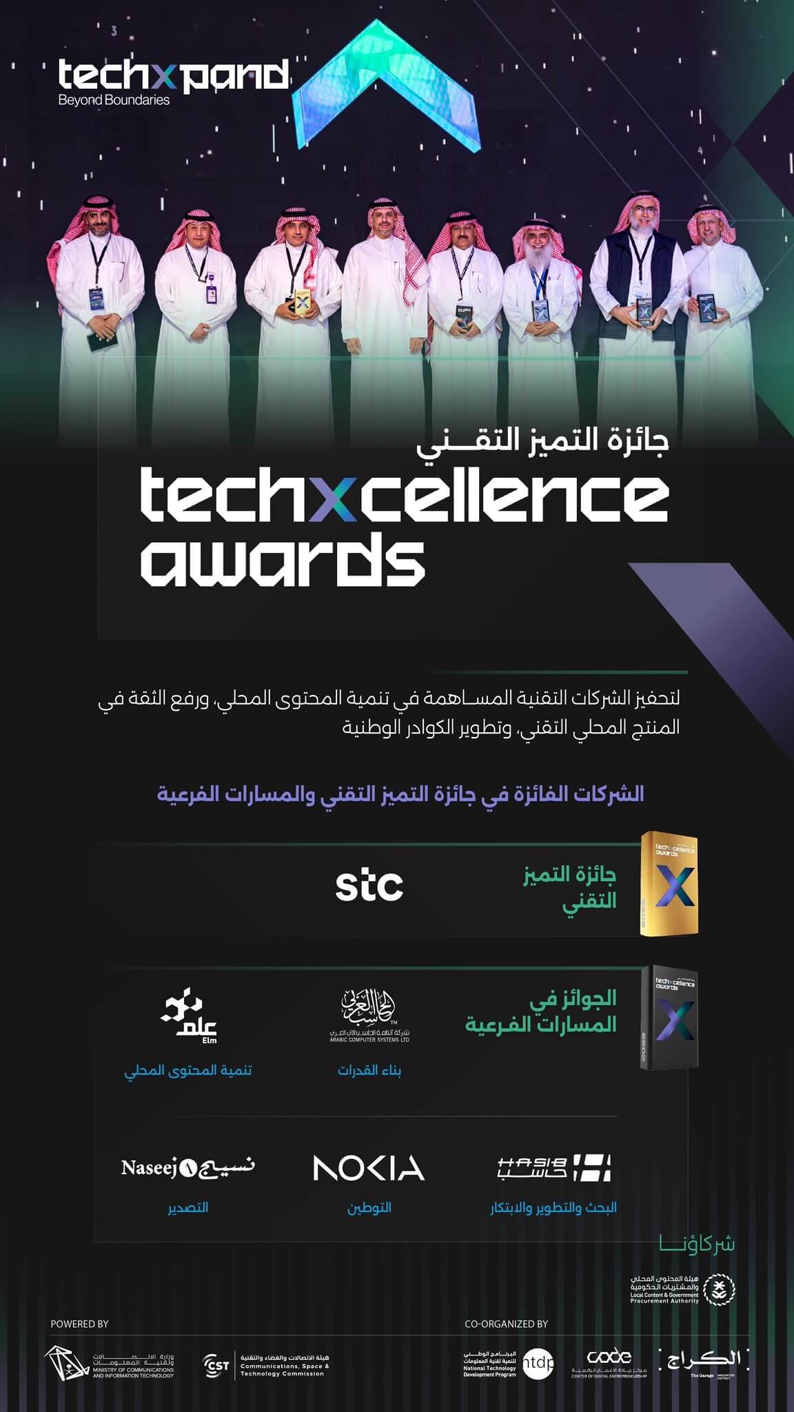 جائزة Tech Excellence Awards للعام 2023 للتميز التقني